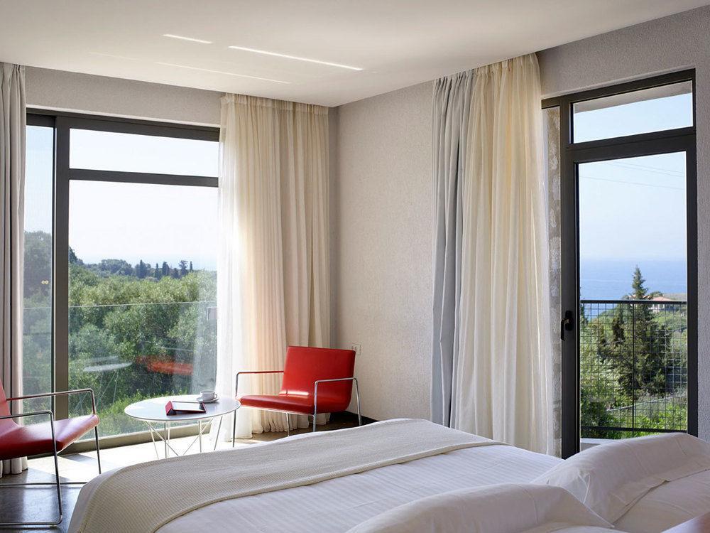 Leivatho Hotel Svoronata Bagian luar foto